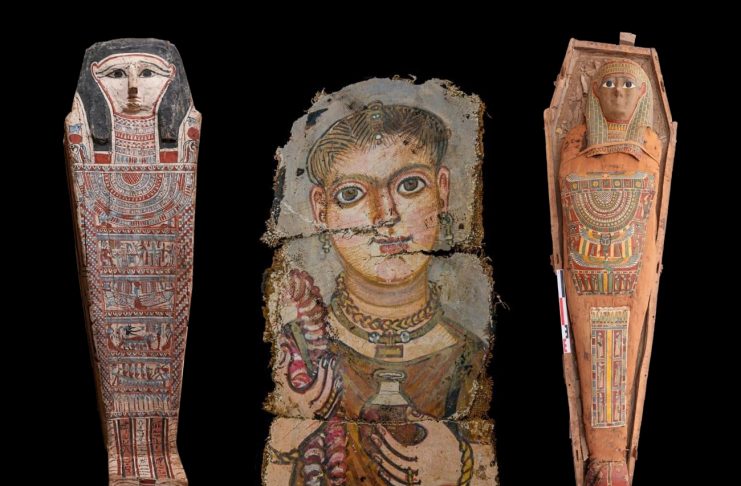Ταφικό κτήριο και νέα πορτρέτα Φαγιούμ ανακαλύφθηκαν στην Αίγυπτο