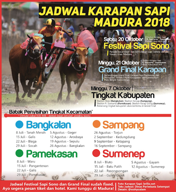 Jadwal Karapan Sapi Madura 2018
