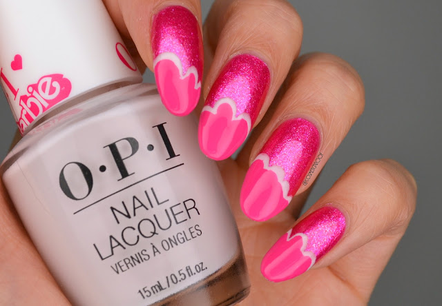 Pink Cloud Nail Art