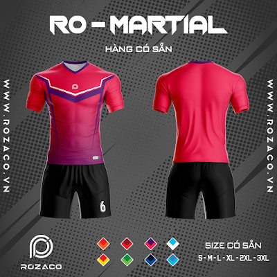 Áo Không Logo Rozaco RO-MARTIAL Màu Hồng