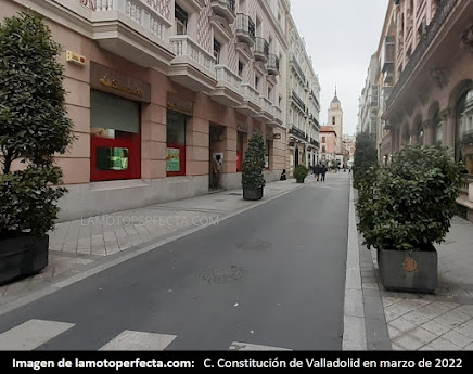 Calle Constitución después Valladolid