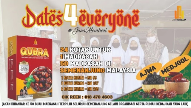 Pakej Sumbangan Kurma Ramadhan "Dates 4 everyone"