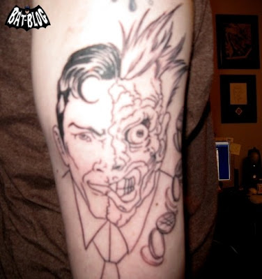 tattoo on face. joker face tattoos.