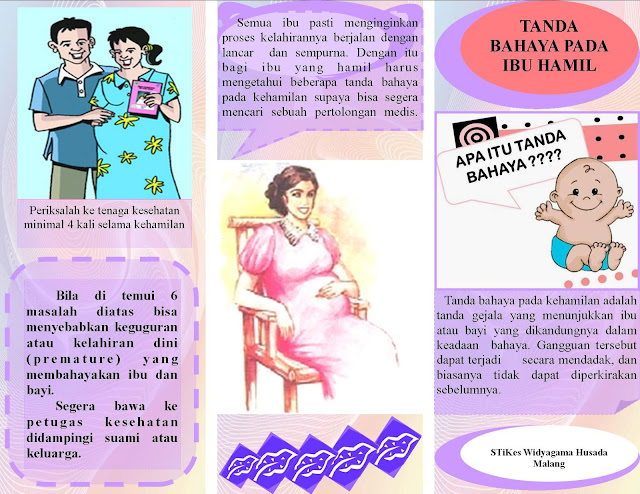 Leaflet Tanda Bahaya Pada Ibu Hamil