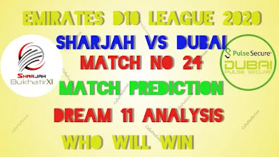 Today Match Prediction Sharjah Bukhatir XI vs Dubai Pulse Secure