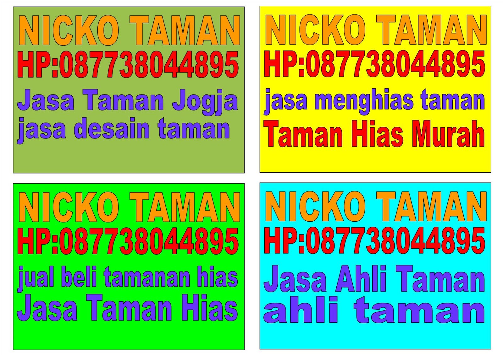 Jasa Ahli Taman Di Yogyakarta Nicko Taman