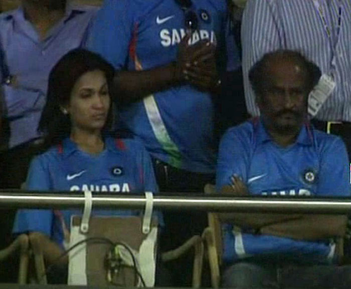 2011 world cup final photos. Rajini @ 2011 World Cup Final