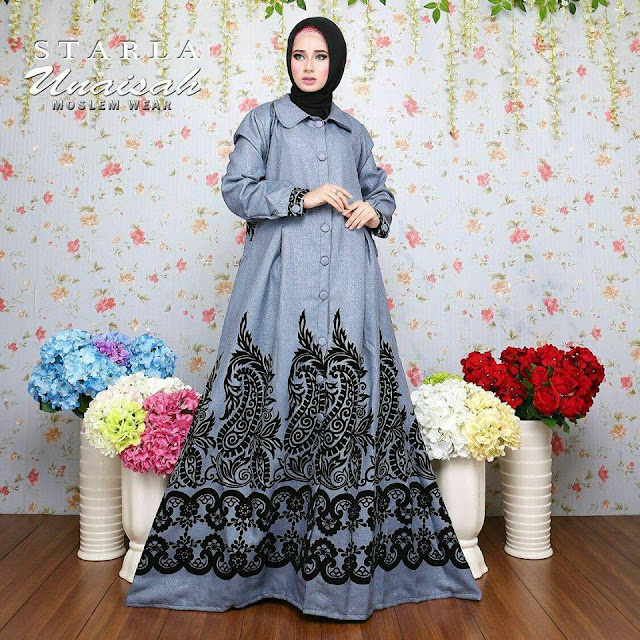 Maxi Dress muslim terbaru starla unaisah