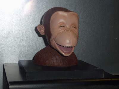 Curious George head maquette
