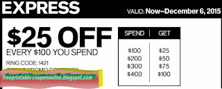 Free Printable Express Coupons