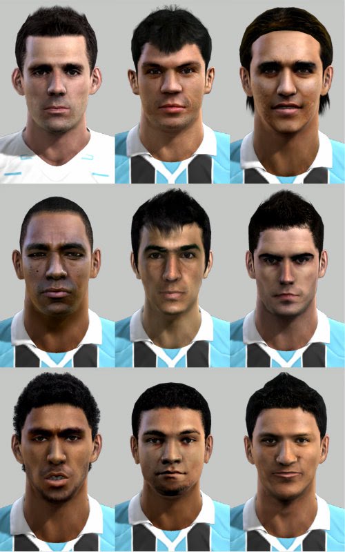 Facepack Grêmio - PES 2012