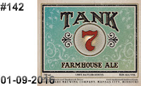 #142 Tank 7 Keg Label