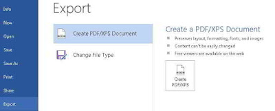 Cara Merubah File Ms Word ke PDF