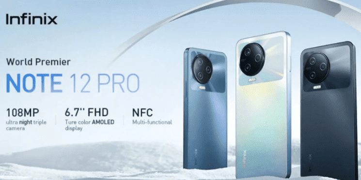 Infinix plans to launch the Note 12 Pro 4G phone
