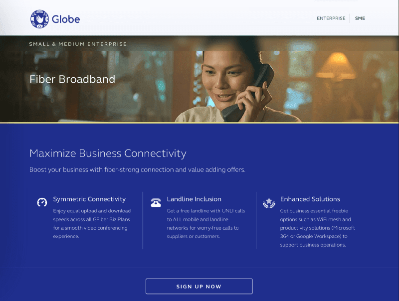 globe business plan fiber