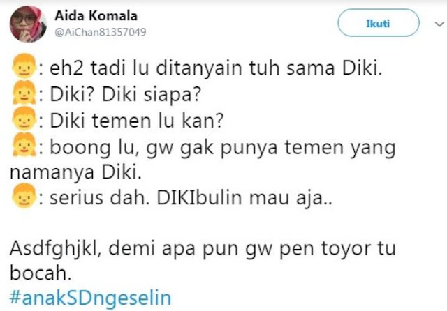 15 Bercandaan Anak SD yang Ngeselinnya Bikin Ngakak Nostalgia