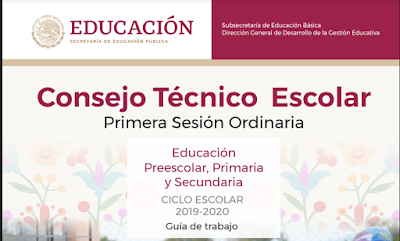 Guía Consejo Técnico Escolar 1a sesion CTE 2019-2020 NEM