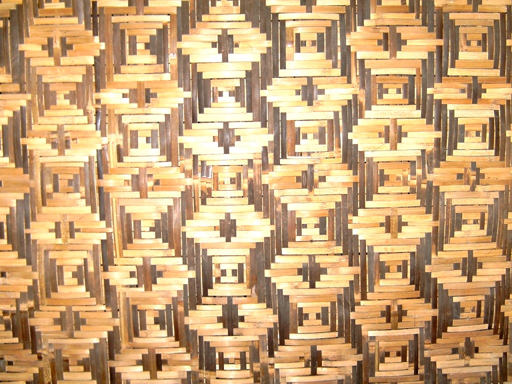 Indonesian Traditional Bamboo Wall MOTIF ANYAMAN BAMBU 