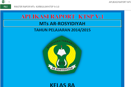 Aplikasi Raport MTs berbasis KTSP