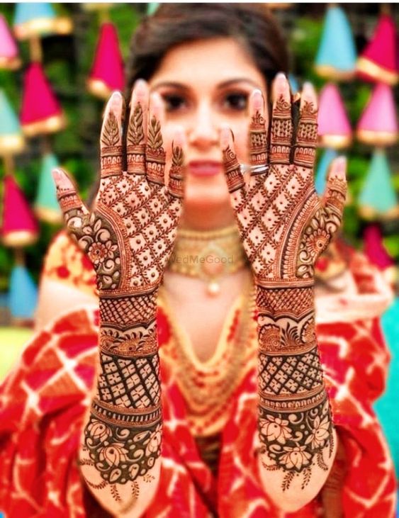 Bharwa Bridal Mehndi Design