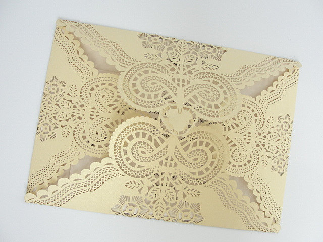 Spanish Style Laser Cut Invitations