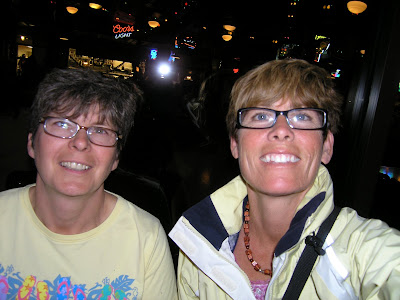 Christine and Gigi at Joe's Crab Shack