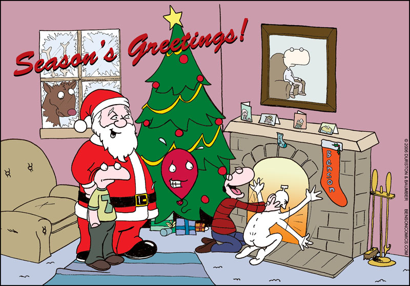 Seasoned Greetings from that comic that rips off Peanuts!