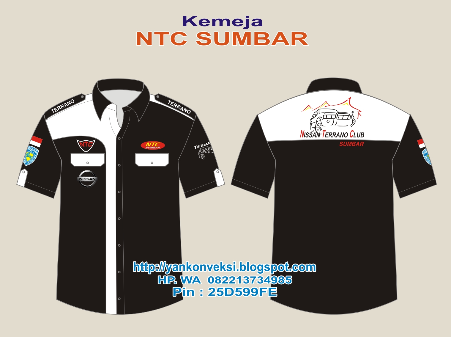 KEMEJA NISSAN TERRANO SUMBAR