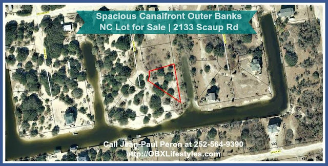 Enjoy the wondrous beauty of nature while still feeling comfortable in your magnificent canalfront home with this Outer Banks NC lot for sale. 