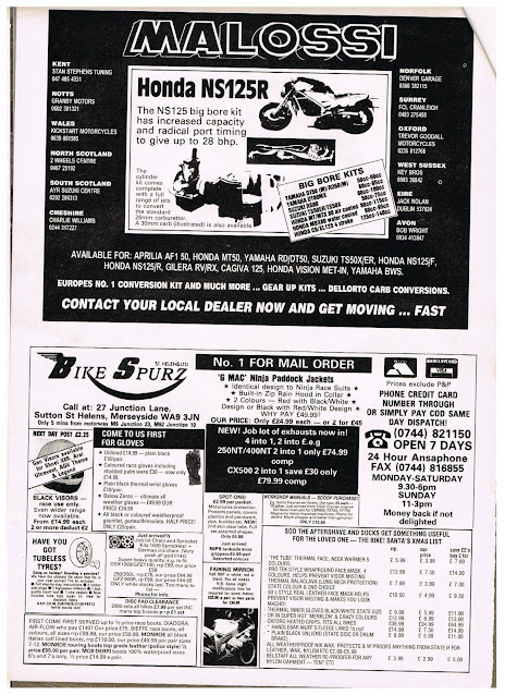 Cagiva Mito Blog , Old 125 Motorcycle adverts