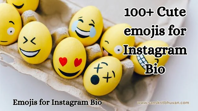 100+ Cute Emojis for Instagram Bio