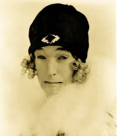 Stan Laurel in drag