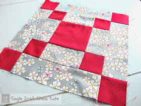 Single Irish Chain Block Tute by www.madebyChrissieD.com