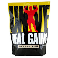 Universal Nutrition Real Gains Weight Gainers/Mass Gainers (3.11 kg, Cookies, Cream).
