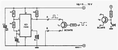 Pressed button sound indicator circuit