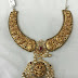  nakshi work antique temple jewellery necklace