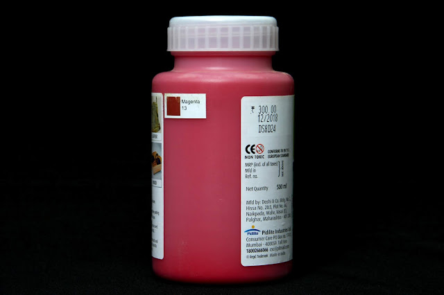 Pidilite Fevicryl Acrylic Colour 13 Magenta 500ml