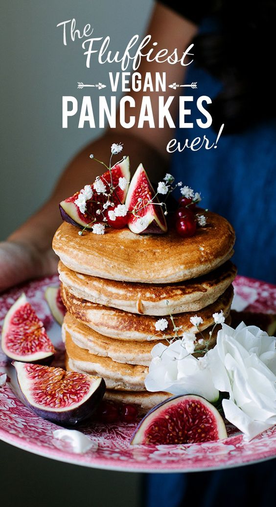 Light, fluffy and delicious pancakes that are 100% vegan!