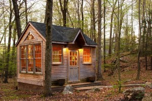  small cabin, tiny cottage in woods, living simpler, cottage cute, windows cottage