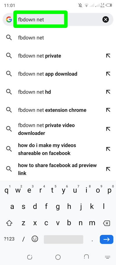 search for fdown.net