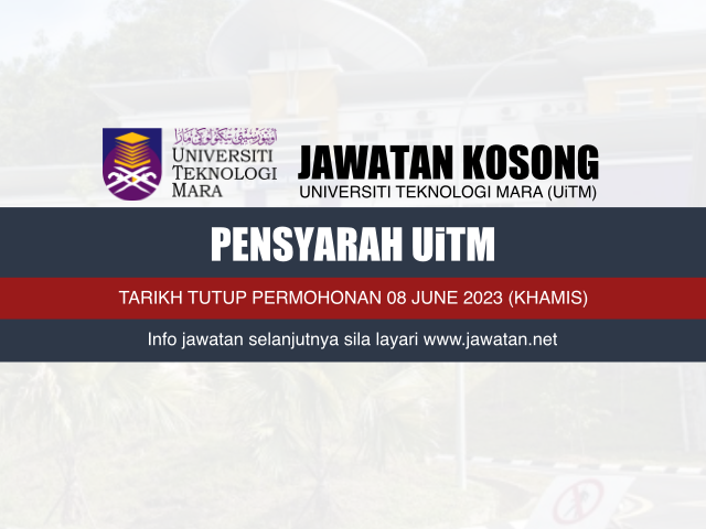 Jawatan Kosong UiTM Sarawak 2023