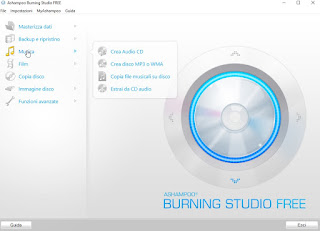 Programma Ashampoo Burning Studio Free