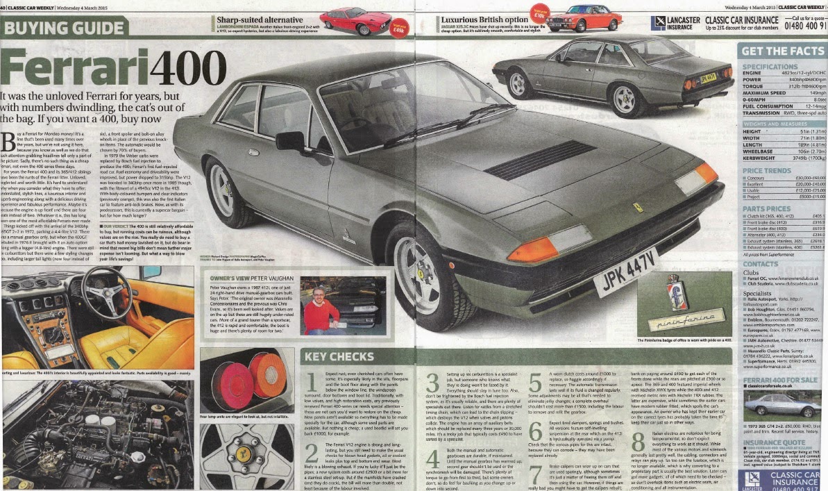 Ferrari 400: Classic Car Weekly - Buying guide Ferrari 400