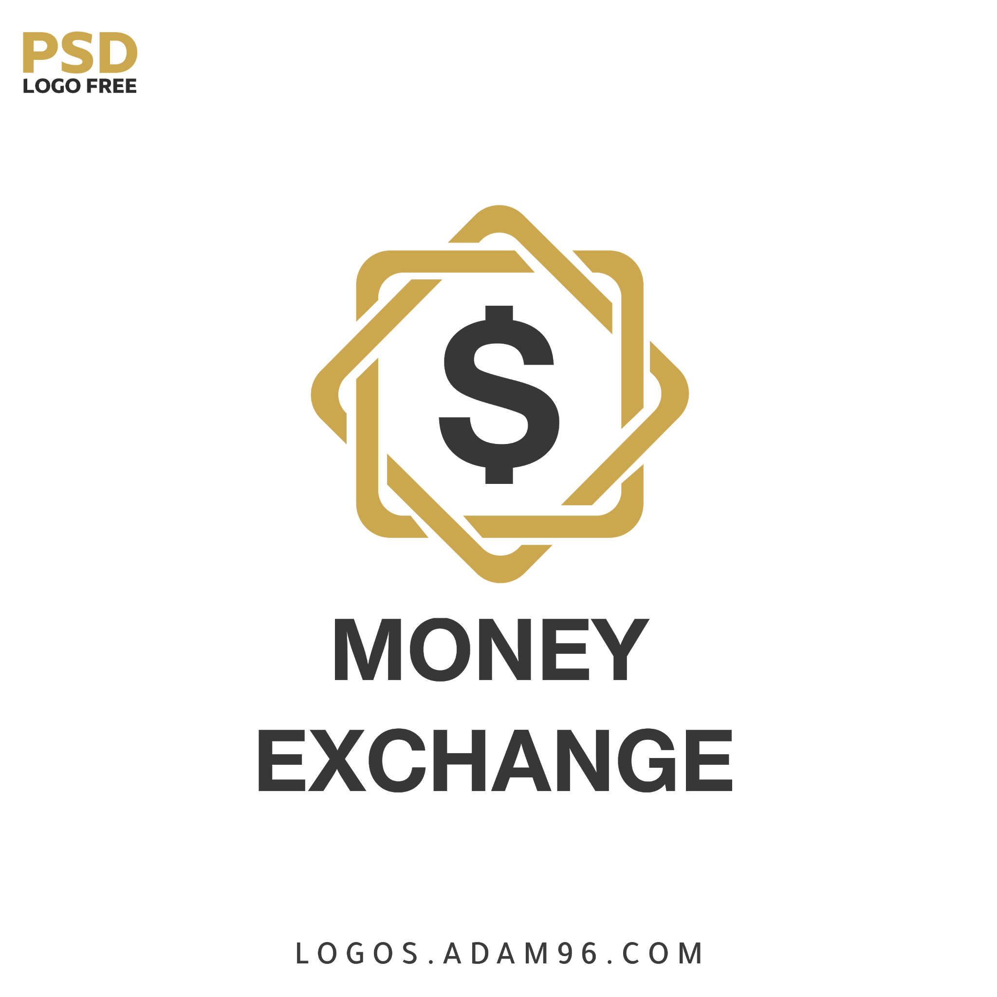 Download Logo Money Exchange No Rights Logo PSD