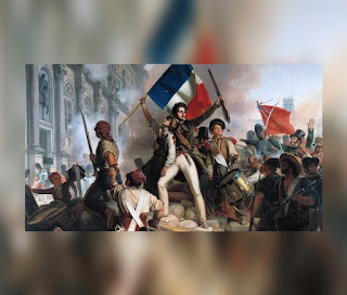 This is an  illustration representing The French Revolution