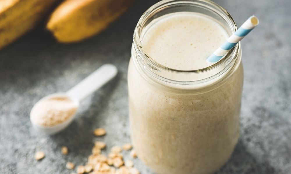 Banana shake recipe with oats