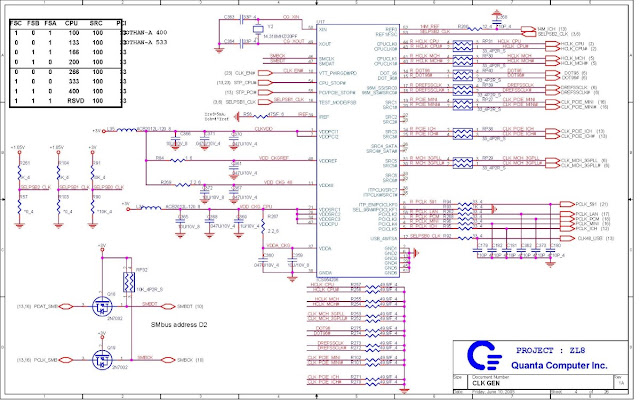 Acer Aspire 1640 Schematic