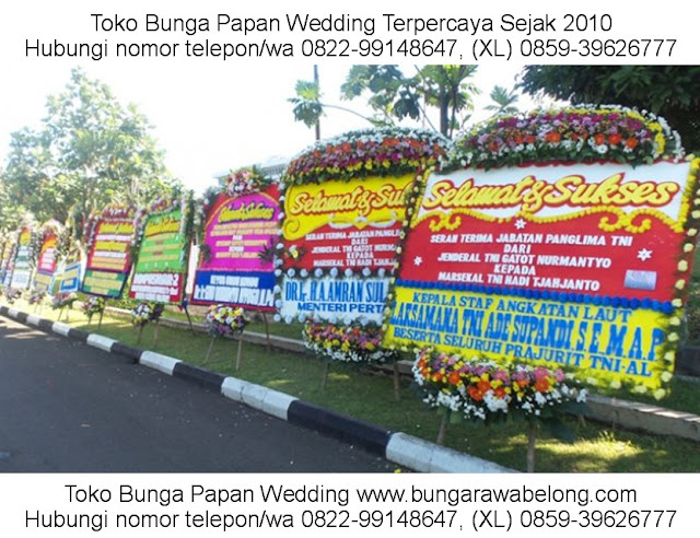 Toko Bunga Papan Wedding Ciracas