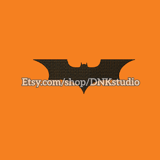 Batman Symbol Embroidery Design