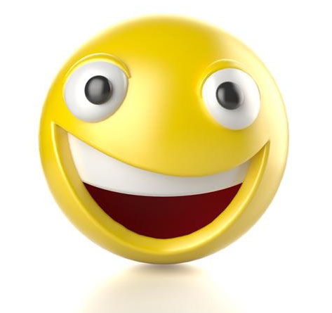 funny happy face pictures. funny animated emoticons.